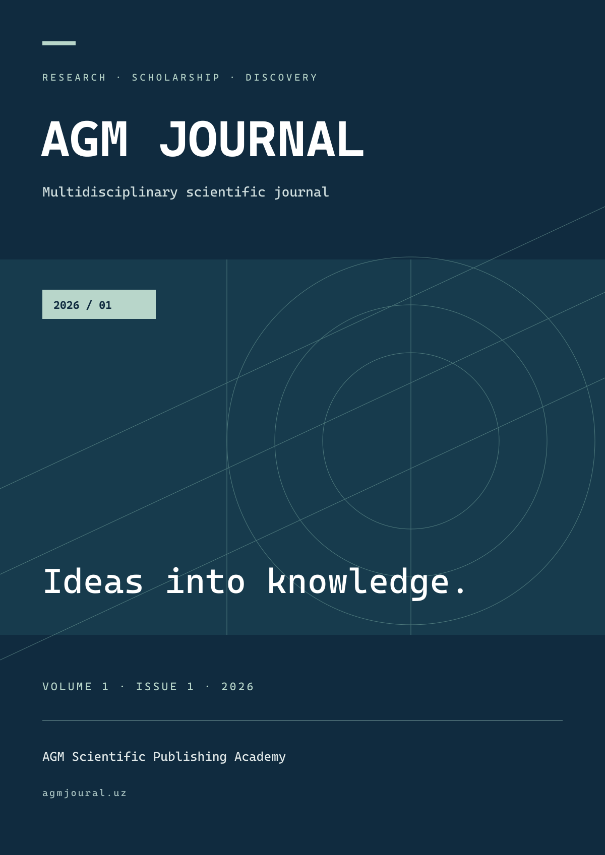 Volume 1, Issue 1 (2026) — issue cover